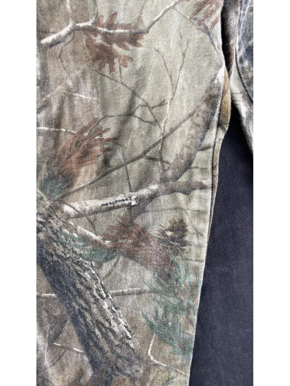 VTG Wrangler Pro Gear Realtree Camo Carpenter Pants Men 38x32 Hunting USA